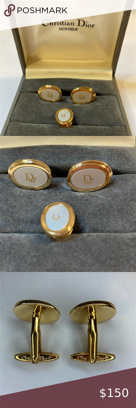 christian dior tie dye|Christian Dior cufflinks.